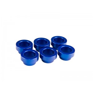 Fuel Injector 6 x FIC blue anodized Toyota Supra manifold Bungs